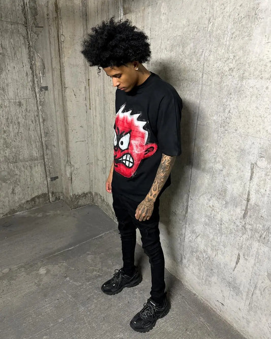 Cartoon Graphic Tee AngryBoy